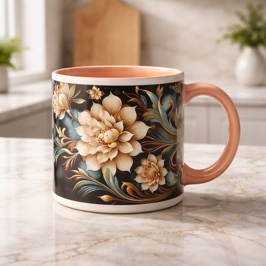 Flowers 🖤 - Mug