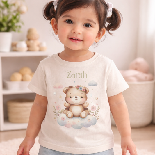 Personalised Teddy Bear - Kid's T Shirt