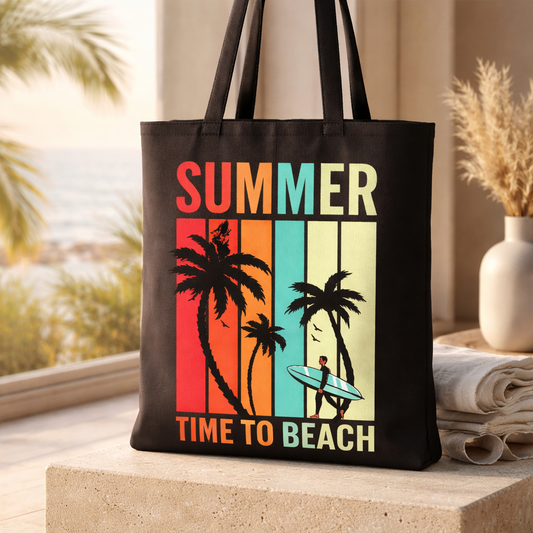 Summer Time To Beach - Tote Bag
