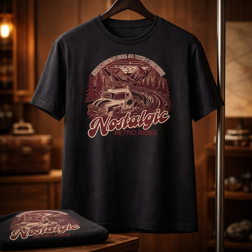 Nostalgic Retro Rides - T Shirt