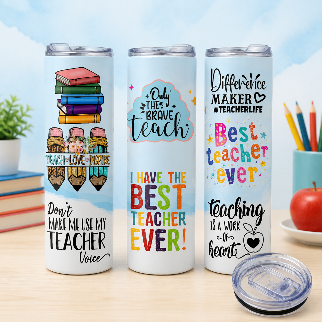 Only The Brave Teach - Tumbler