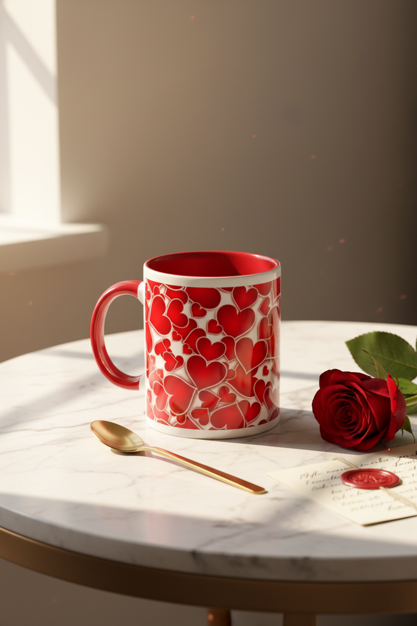 Red Hearts - Mug