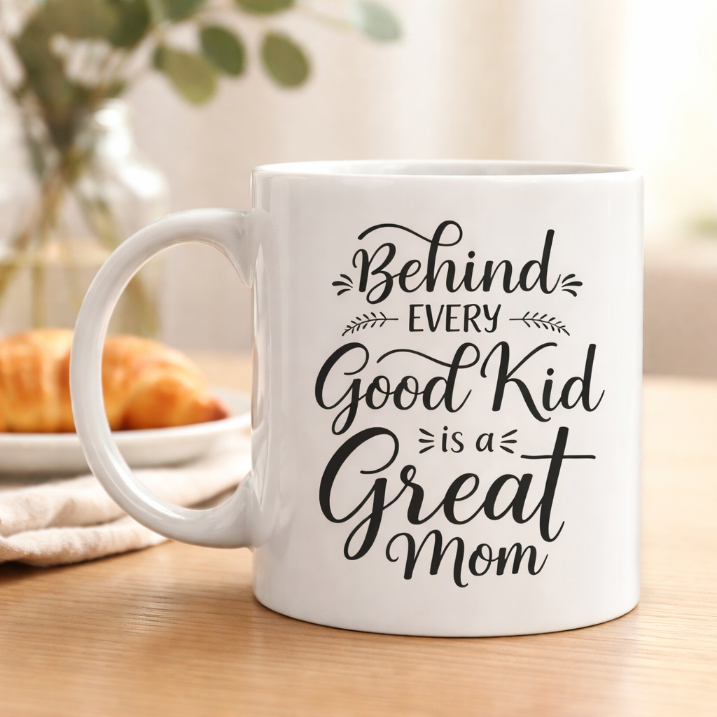 Behind Every Good KId Is A Great Mom  - Mug