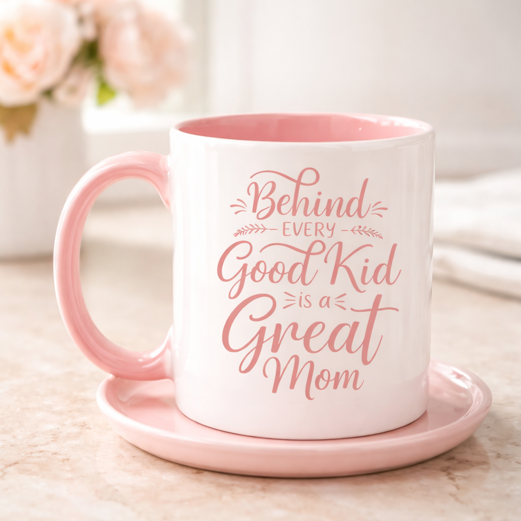 Behind Every Good KId Is A Great Mom  - Mug