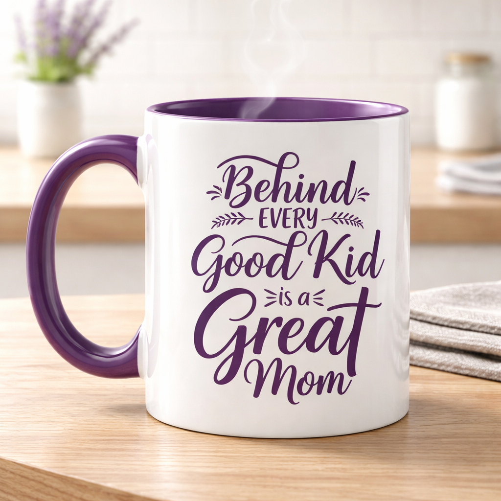 Behind Every Good KId Is A Great Mom  - Mug