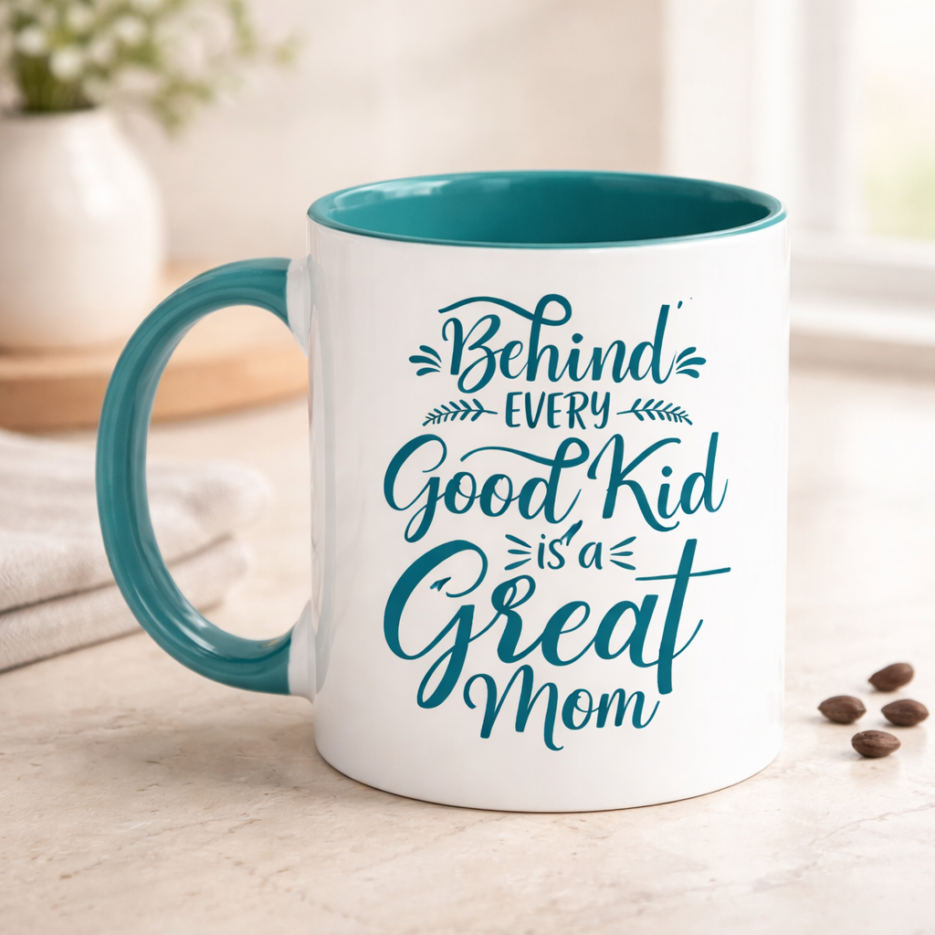 Behind Every Good KId Is A Great Mom  - Mug