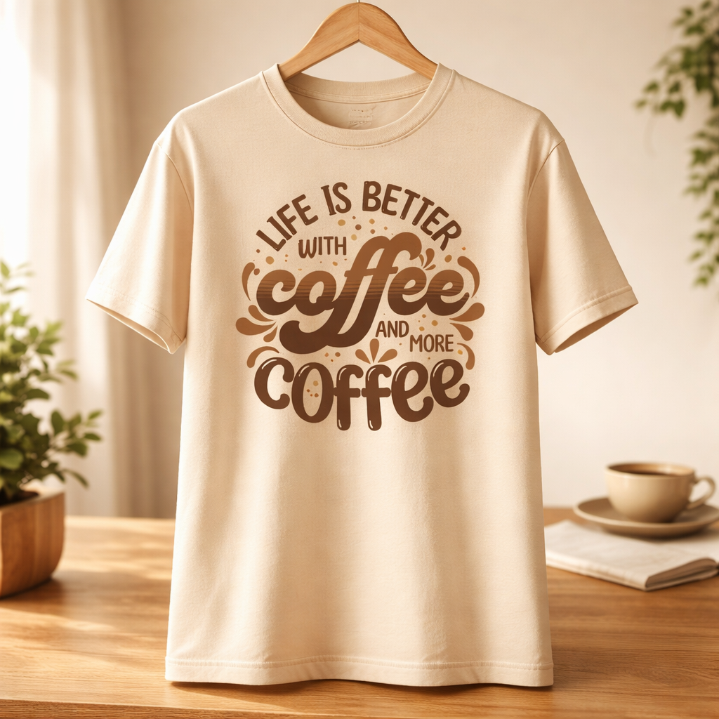 Life Is Better With Coffee - T Shirt