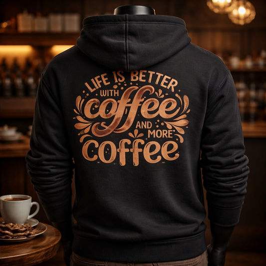 Life is better With Coffee - Hoodie