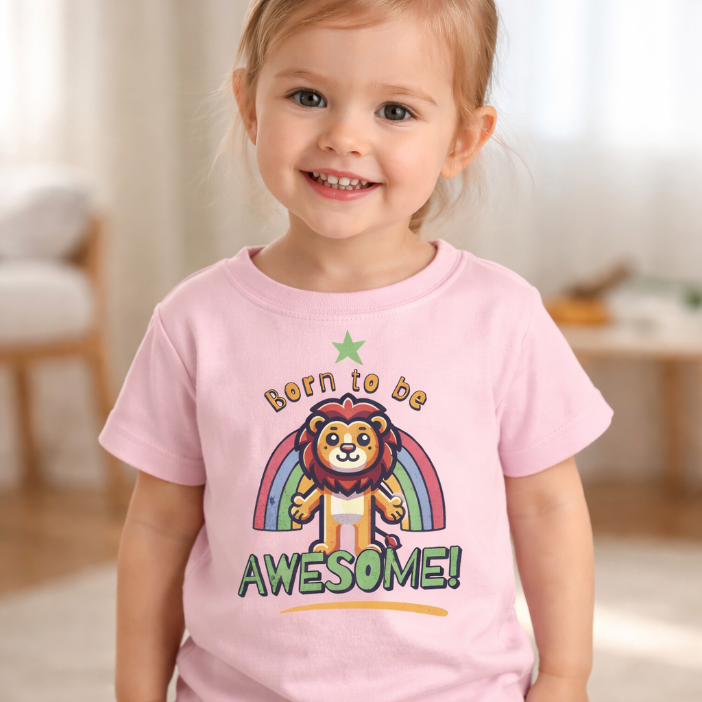 Born To Be Awesome - Kid's T Shirt