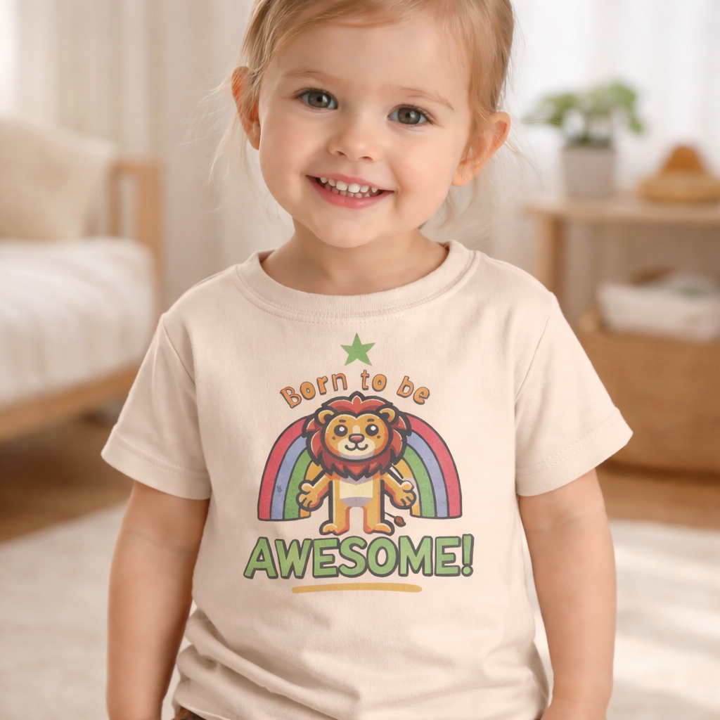 Born To Be Awesome - Kid's T Shirt
