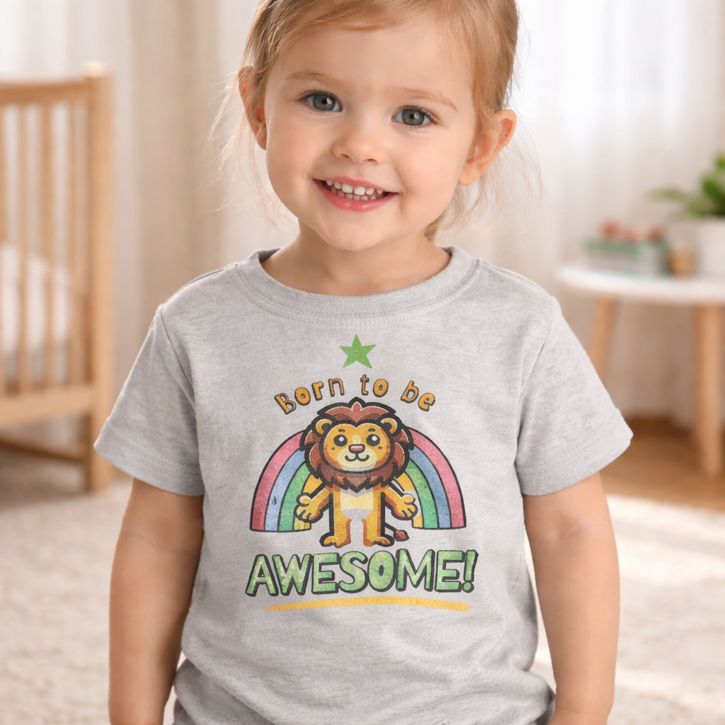 Born To Be Awesome - Kid's T Shirt