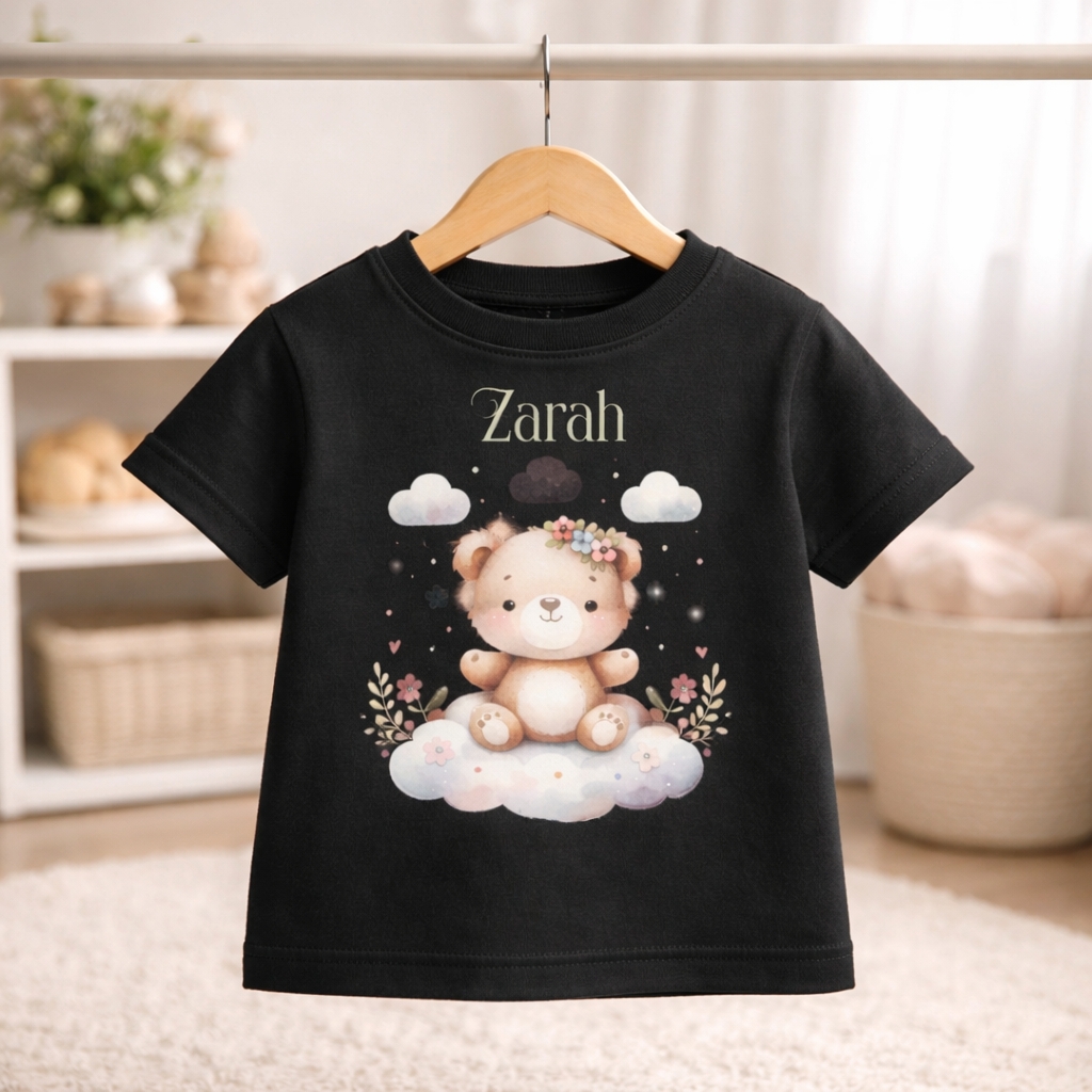 Personalised Teddy Bear - Kid's T Shirt