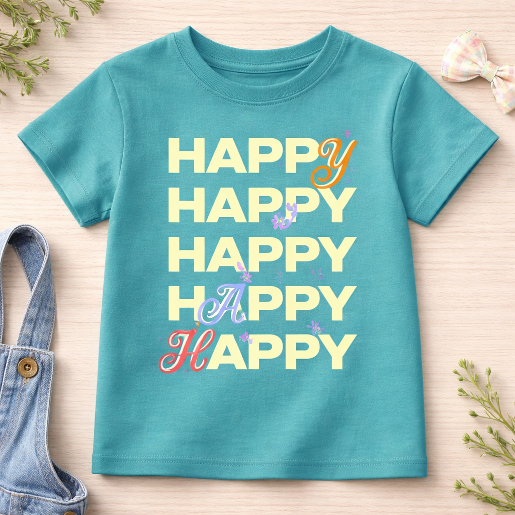 Happy - Kid's T Shirt