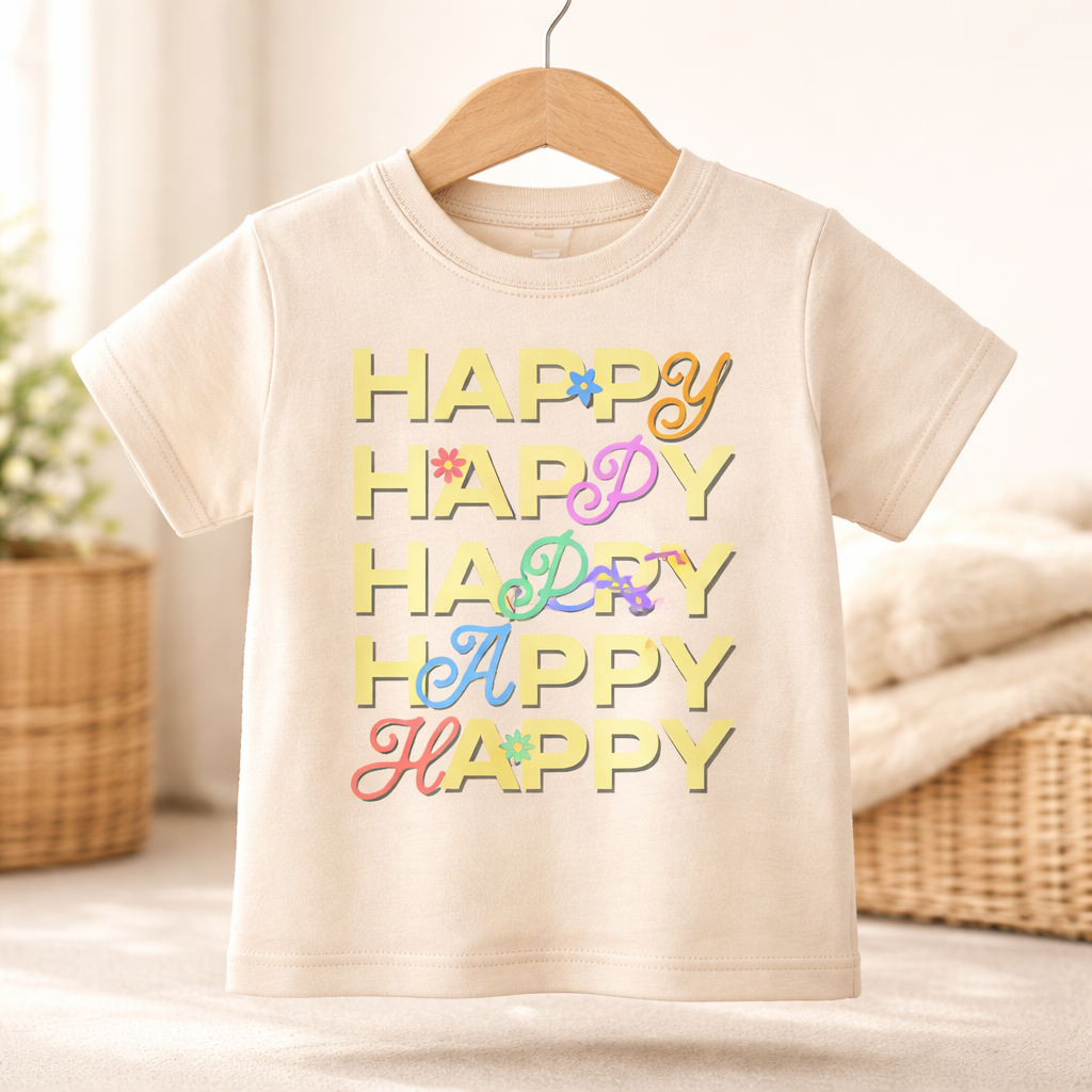 Happy - Kid's T Shirt