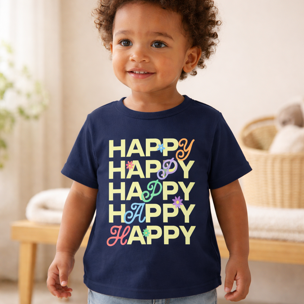 Happy - Kid's T Shirt