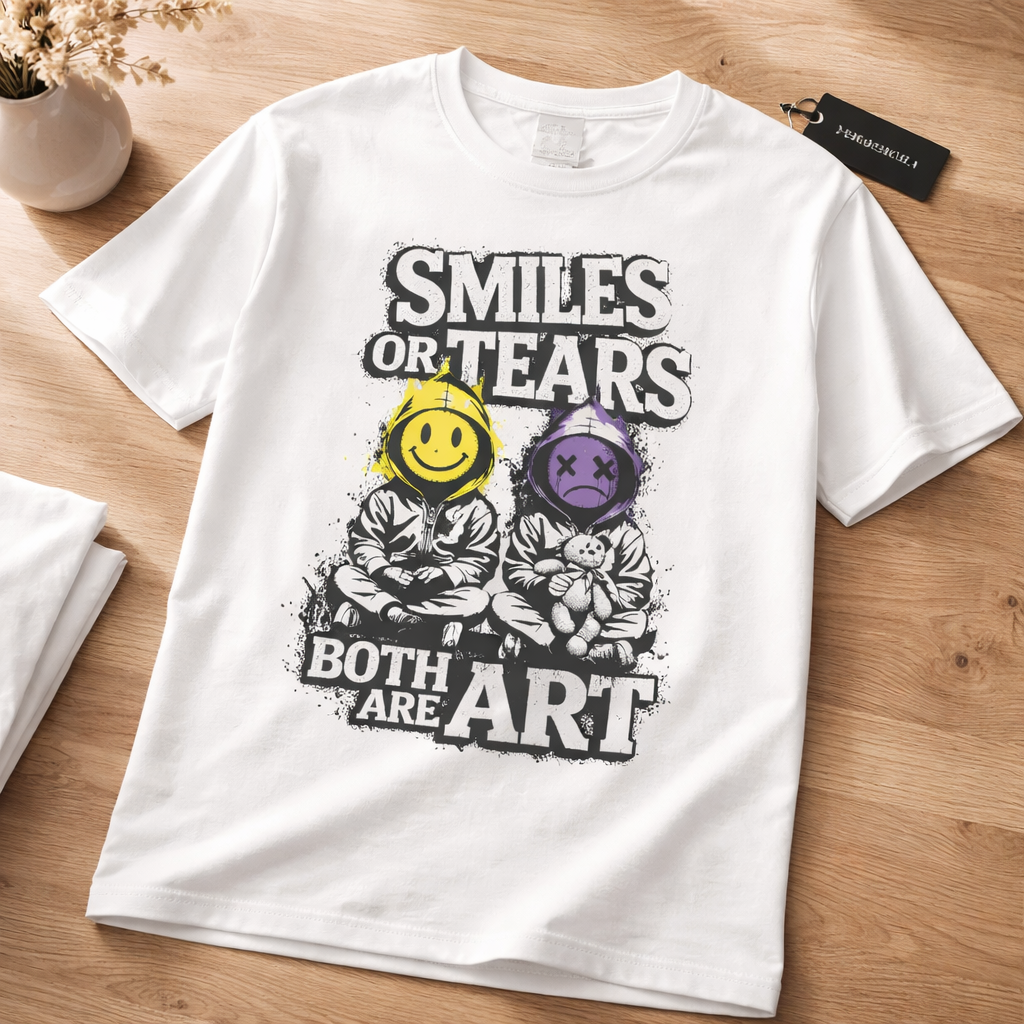 Smiles or Tears - T Shirt