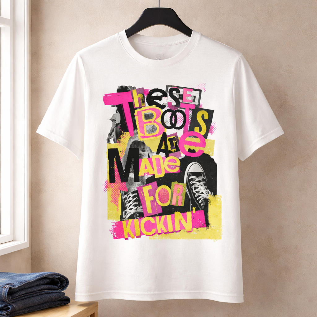 These Boots Are Made For Kicking - T Shirt