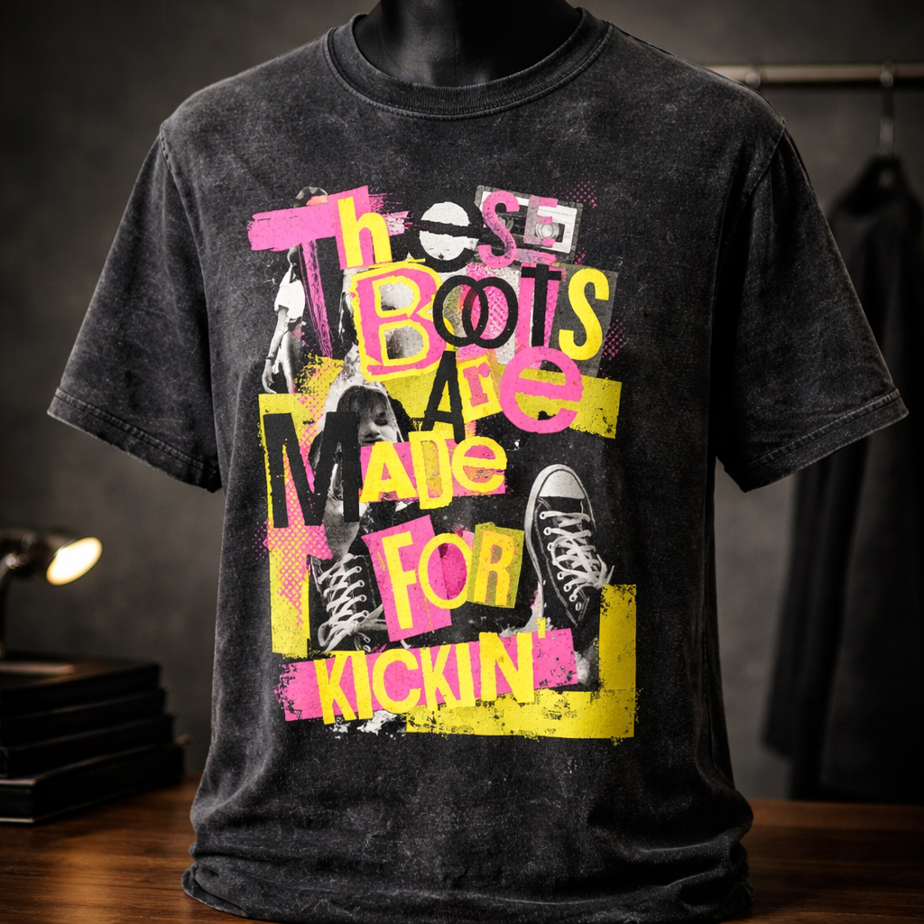 These Boots Are Made For Kicking - T Shirt