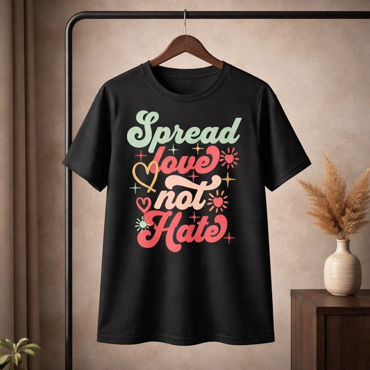 Spread Love Not Hate - T Shirt