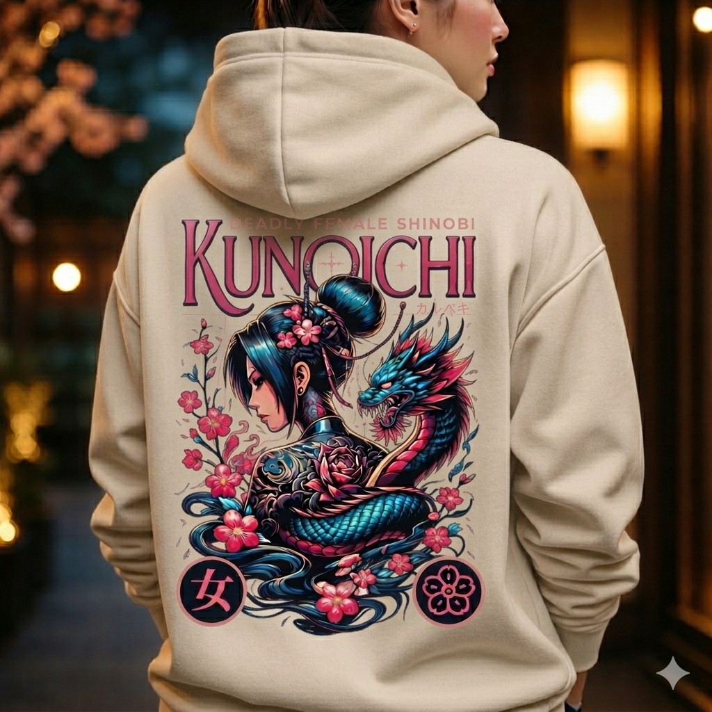 Kunoichi Pink - Hoodie