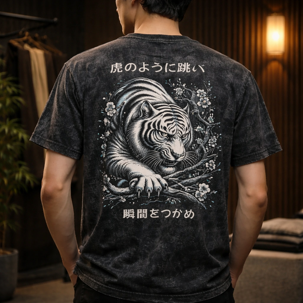 Blue Tiger - T Shirt