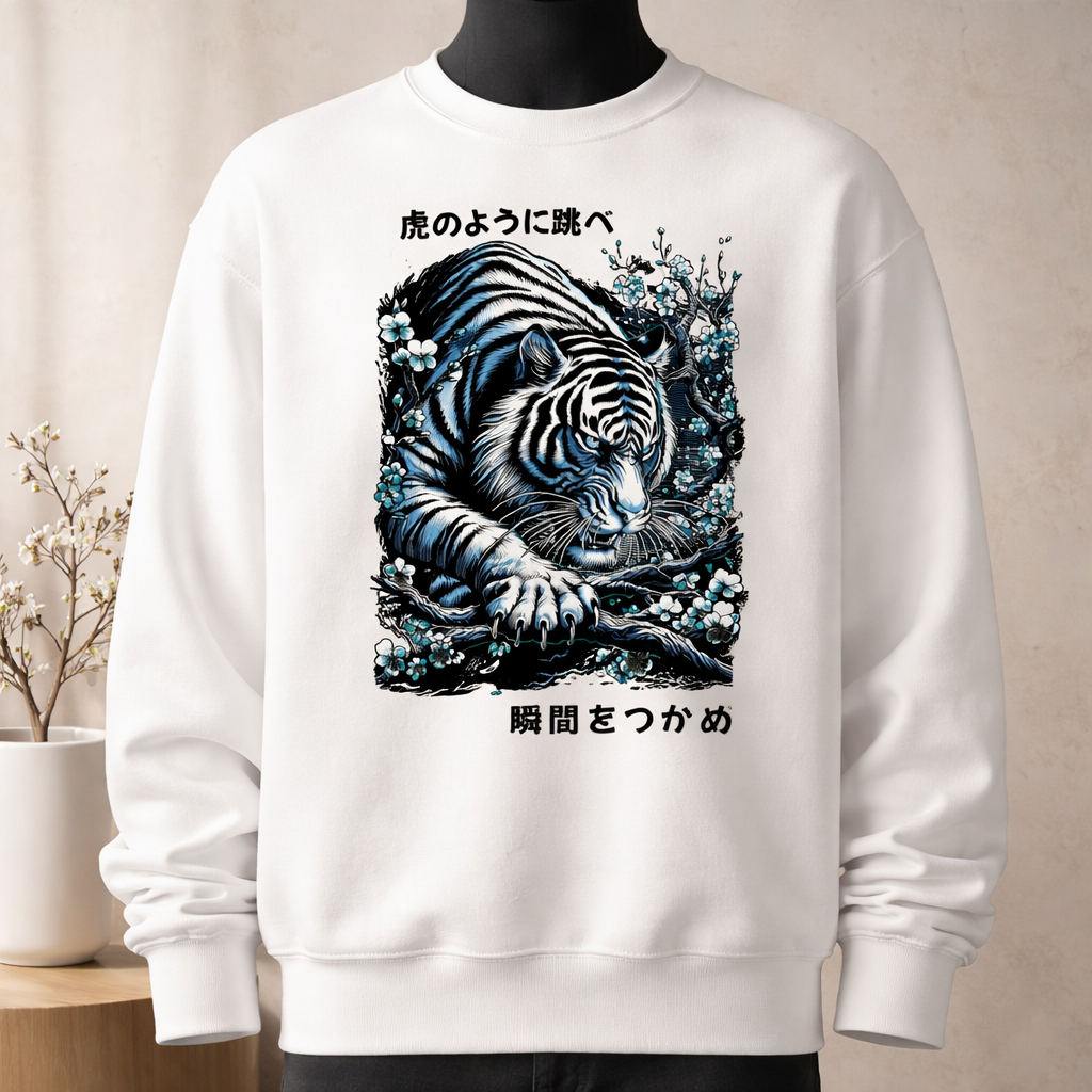 Blue Tiger - Sweatshirt