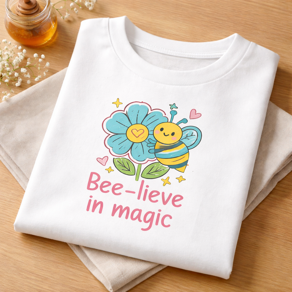 Bee-lieve In Magic - Kid's T Shirt