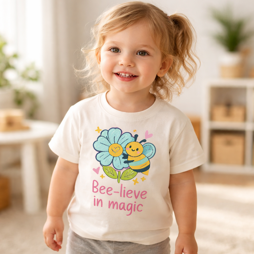 Bee-lieve In Magic - Kid's T Shirt