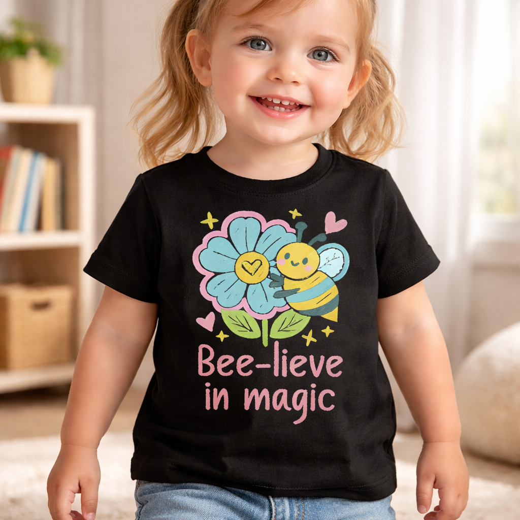 Bee-lieve In Magic - Kid's T Shirt