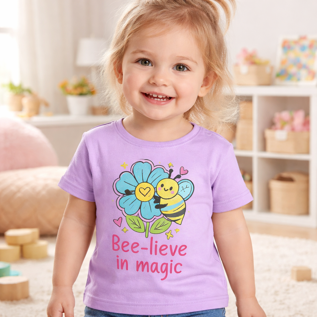 Bee-lieve In Magic - Kid's T Shirt