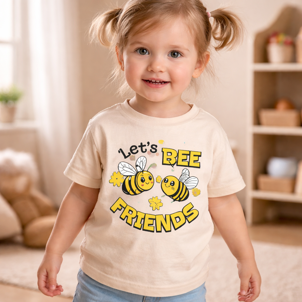 Let's Bee Friends - Kid's T Shirt