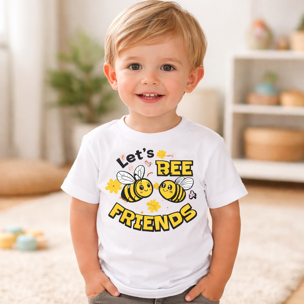 Let's Bee Friends - Kid's T Shirt
