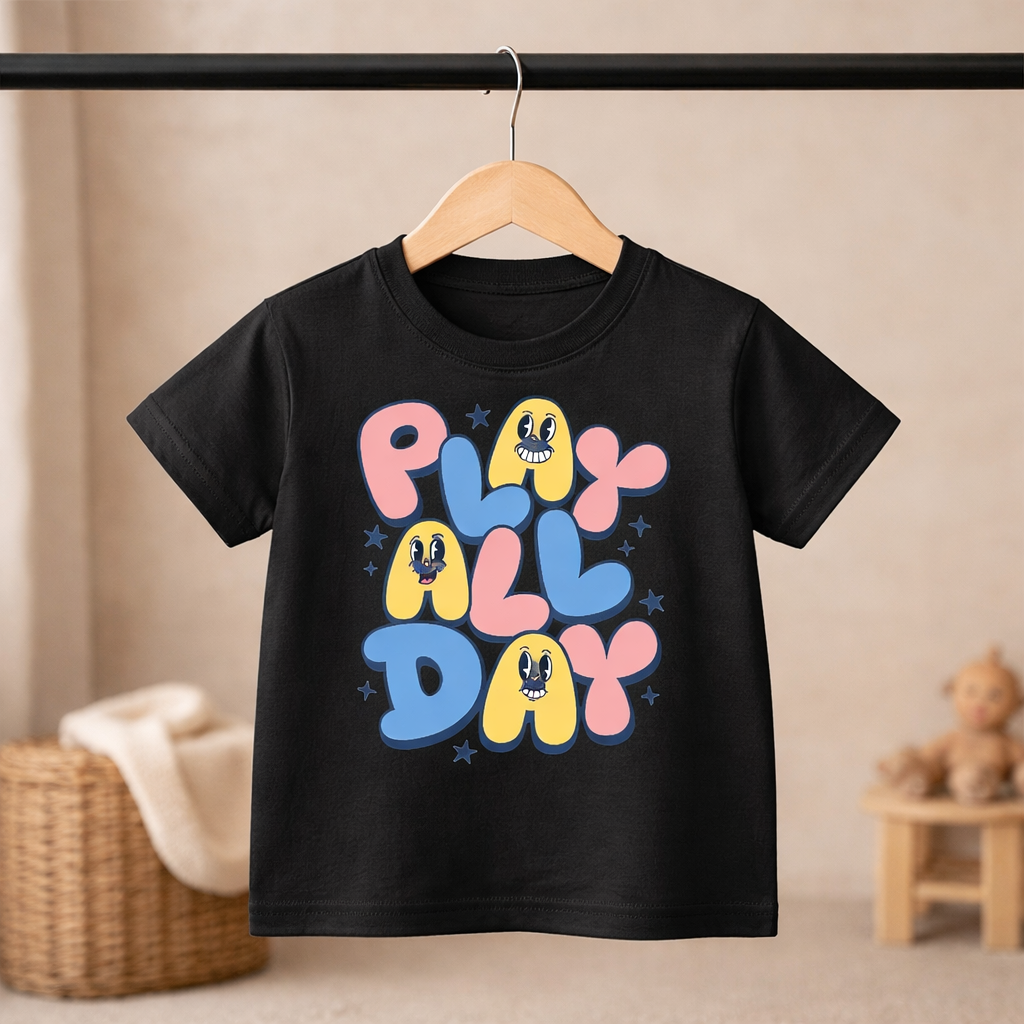 Play All Day - Kid's T Shirt