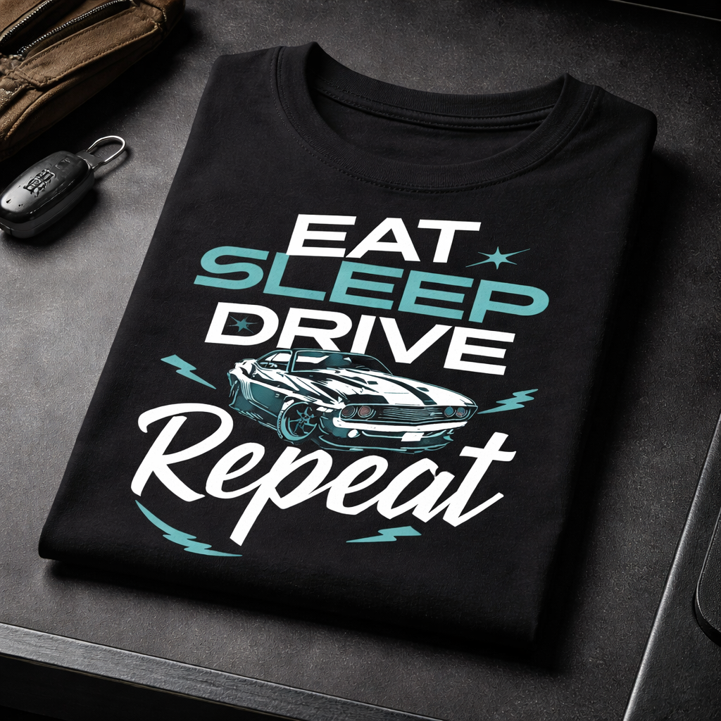 Eat Sleep Drive Repeat - T Shirt