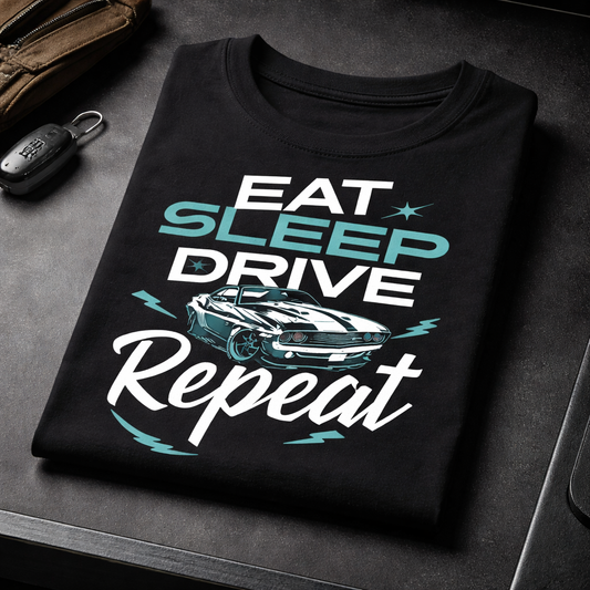 Eat Sleep Drive Repeat - T Shirt