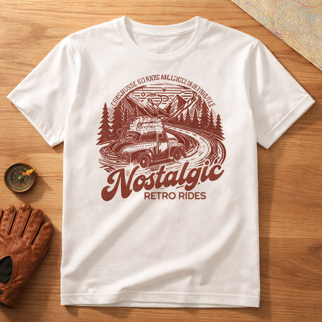 Nostalgic Retro Rides - T Shirt