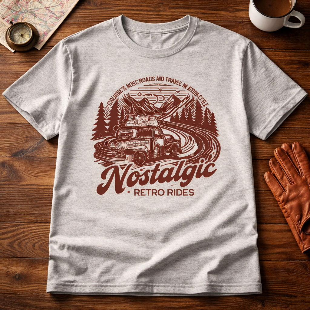 Nostalgic Retro Rides - T Shirt