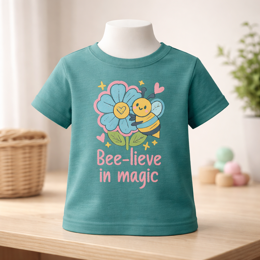 Bee-lieve In Magic - Kid's T Shirt