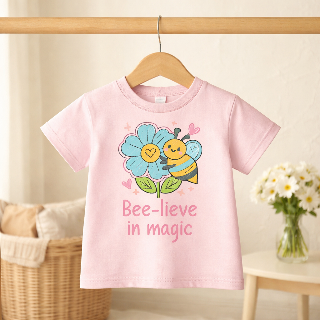 Bee-lieve In Magic - Kid's T Shirt
