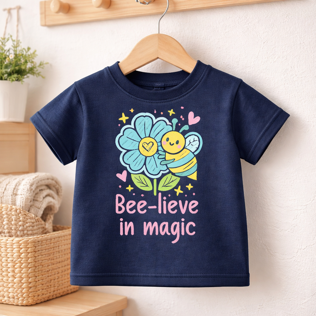 Bee-lieve In Magic - Kid's T Shirt