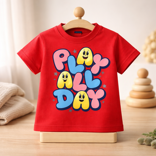 Play All Day - Kid's T Shirt