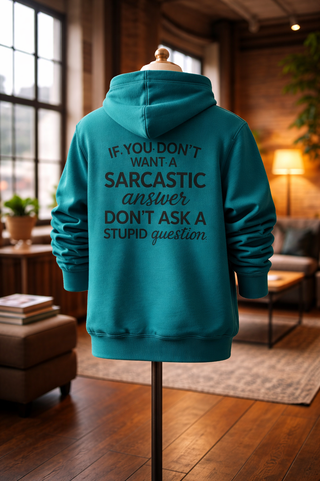 Sarcastic Answer Stupid Question - Hoodie