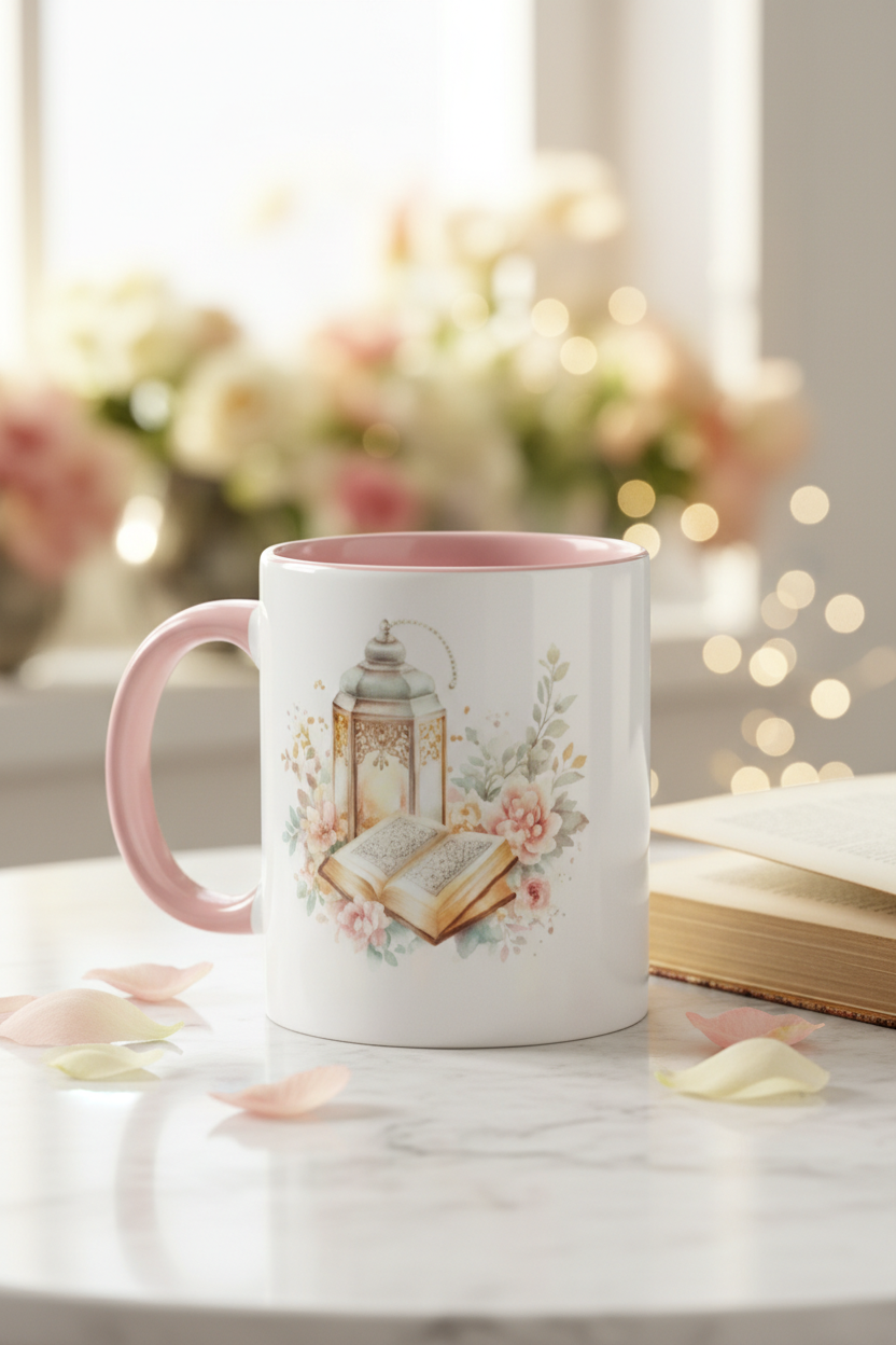 Ramadhan Mubarak 💚🩷💛 - Mug