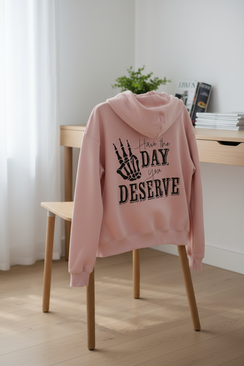 Have The Day You Deserve - Hoodie