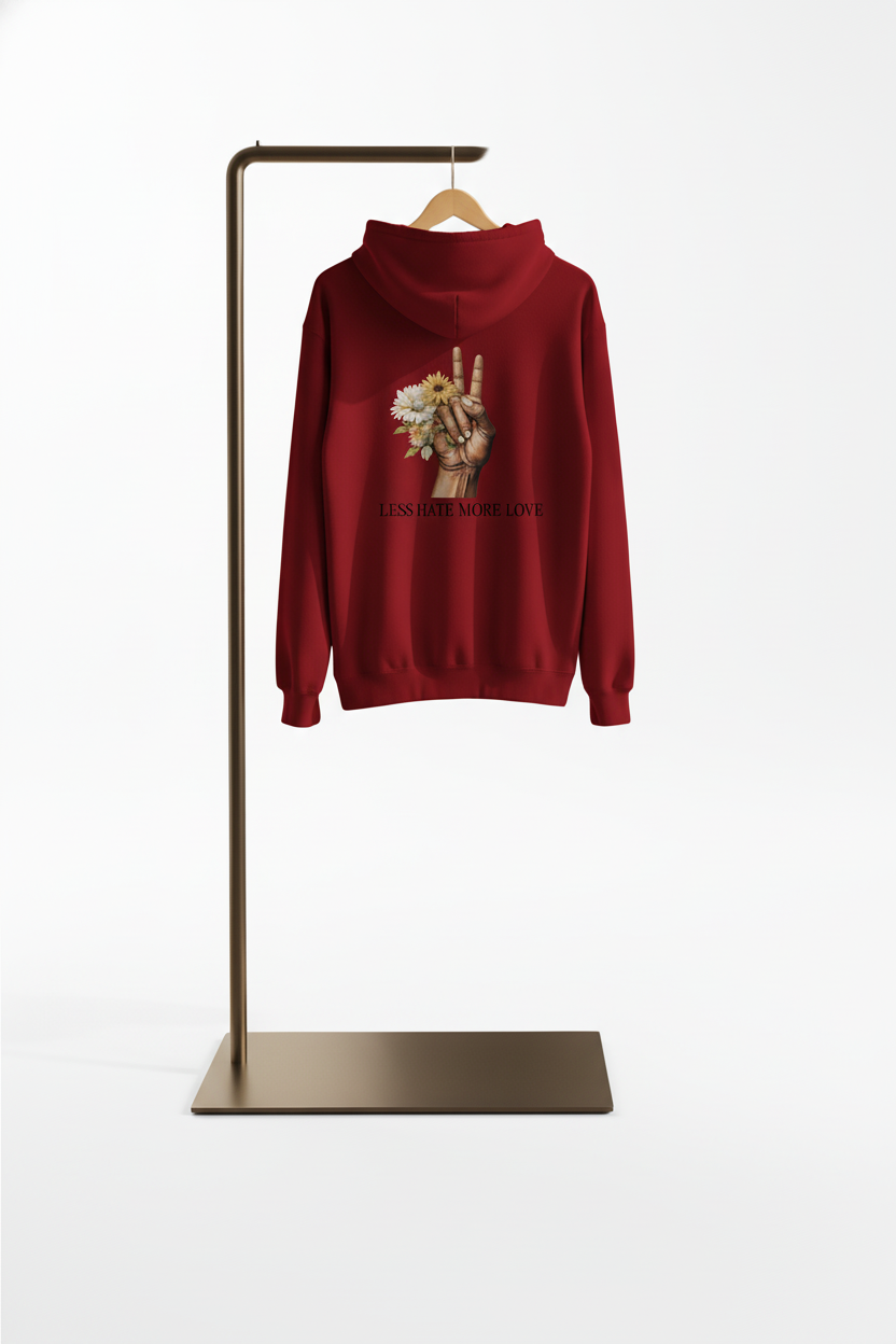 Less Hate More Love - Hoodie
