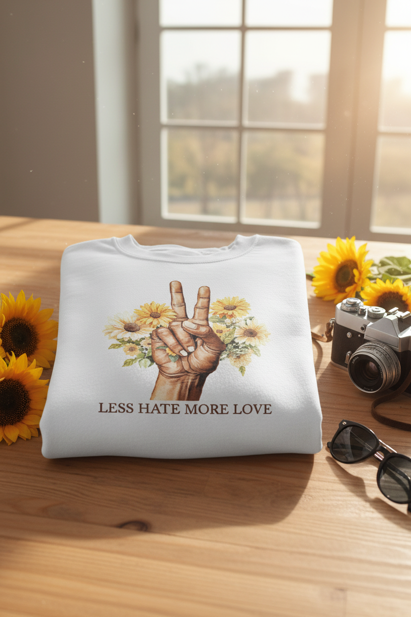 Less Hate More Love - Sweatshirt
