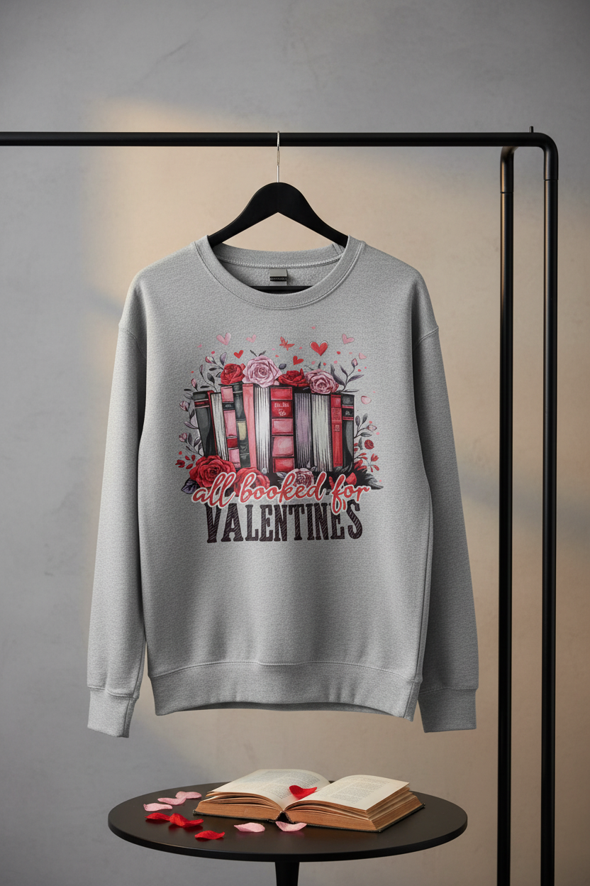 All booked for Valentine's - Sweatshirt