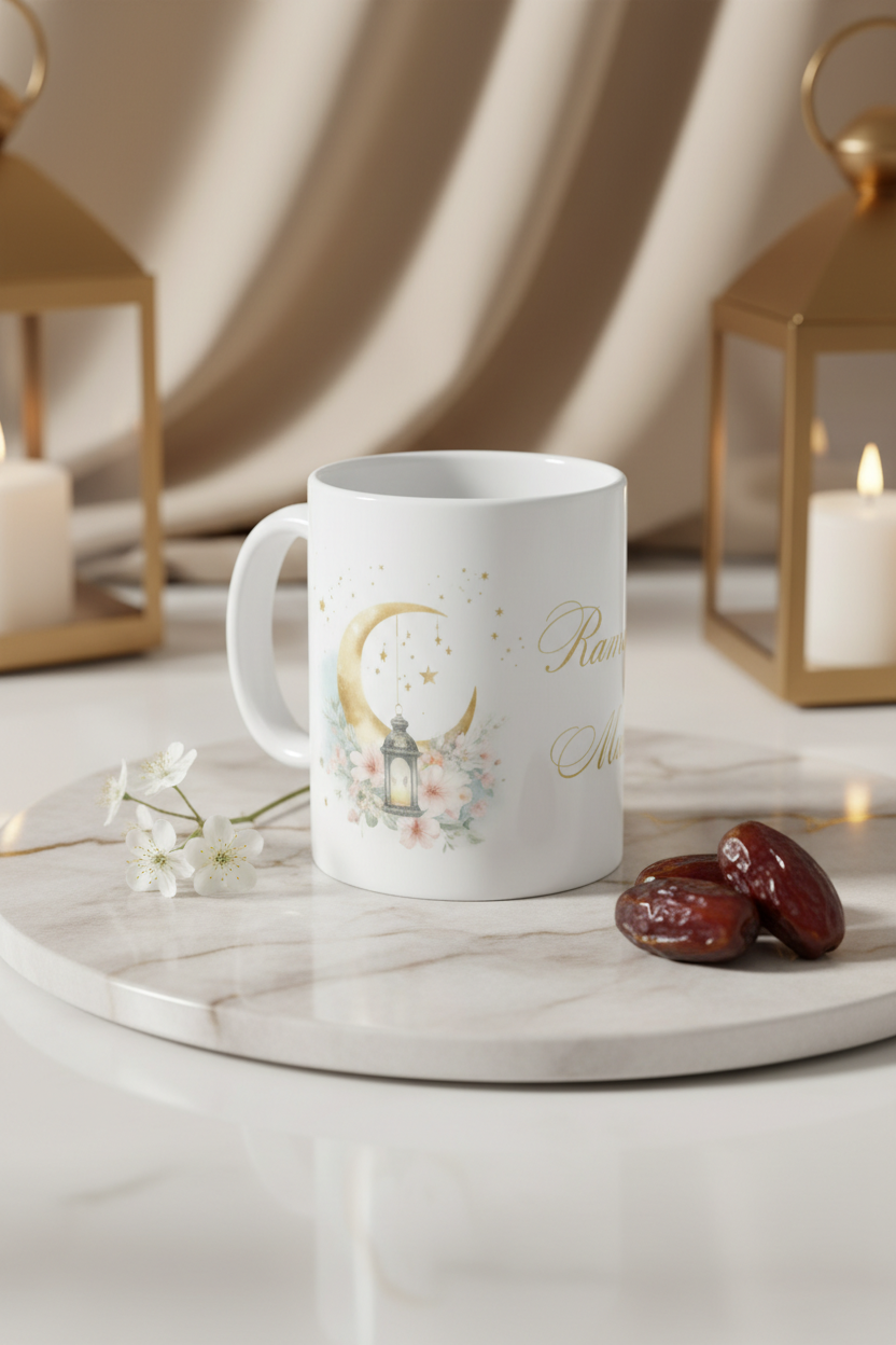 Ramadhan Mubarak 🩵🩷💛 - Mug