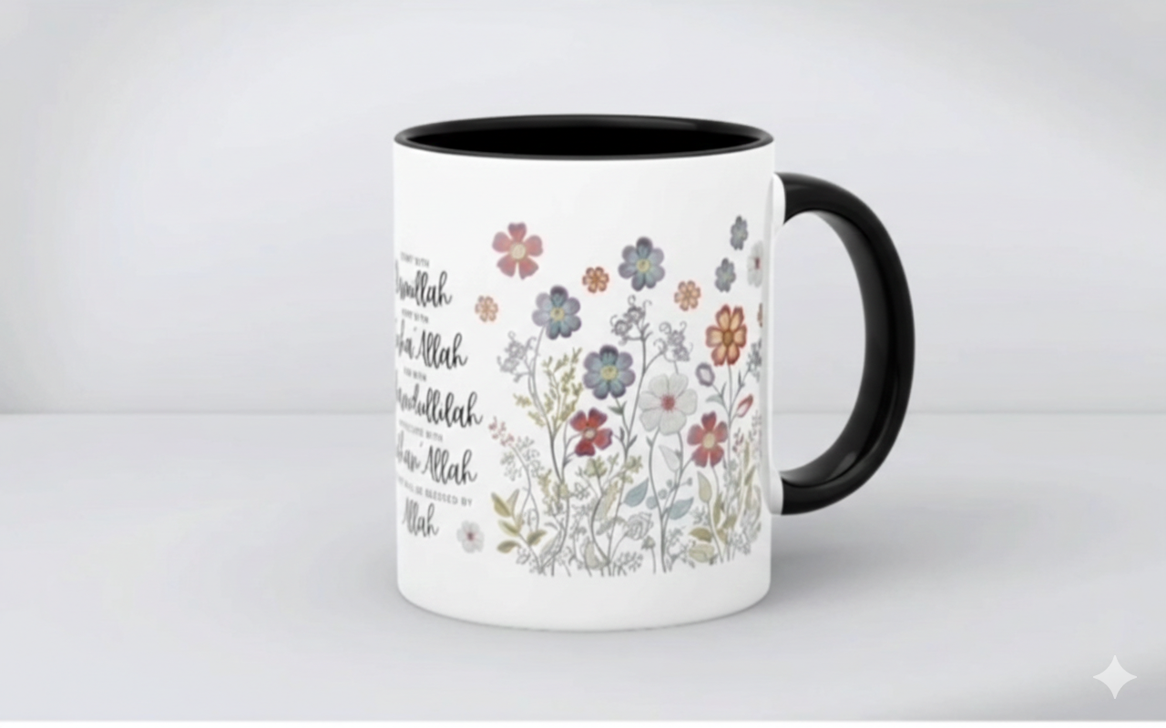 Bismillah Floral - Mug