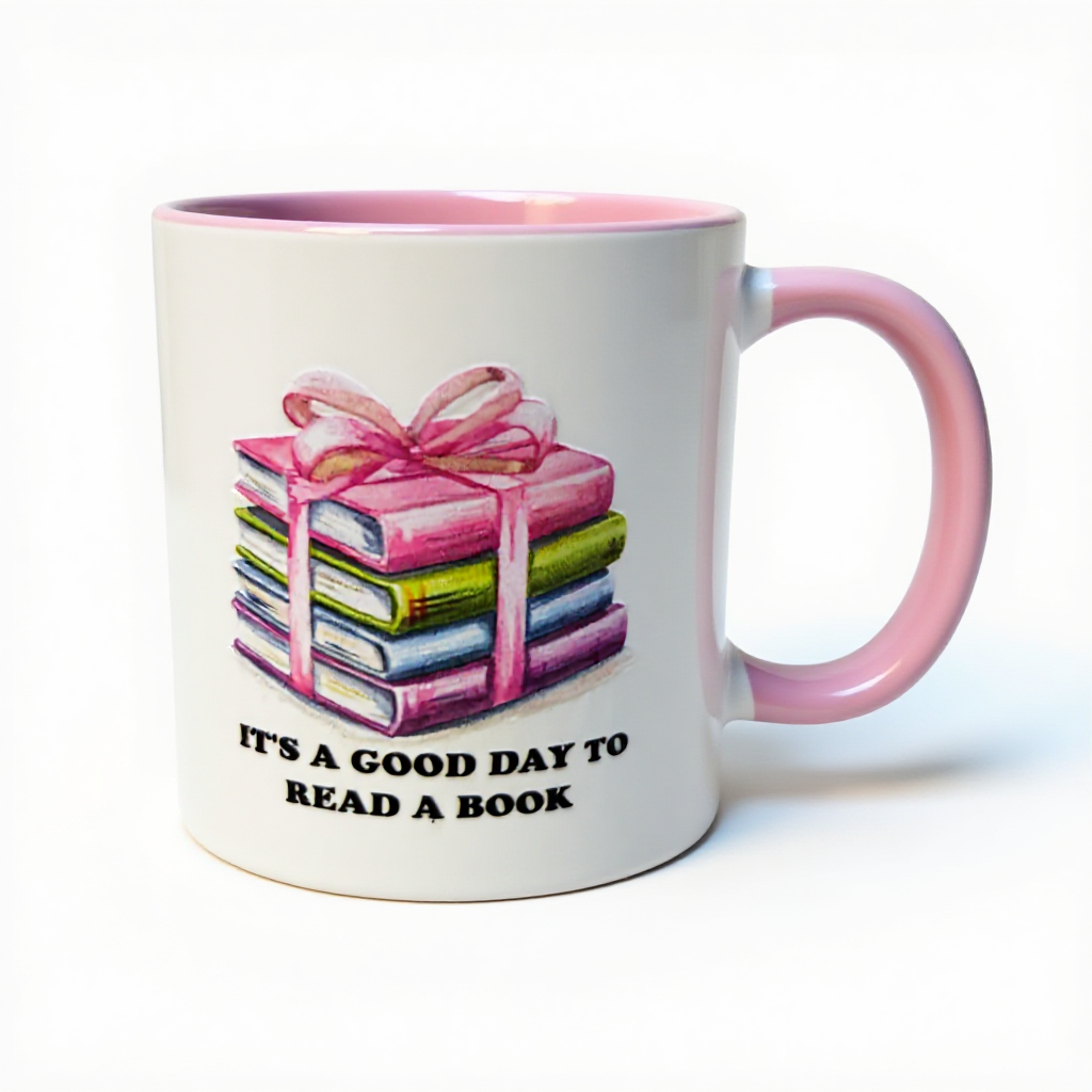 Good Day To Read - Pink Mug